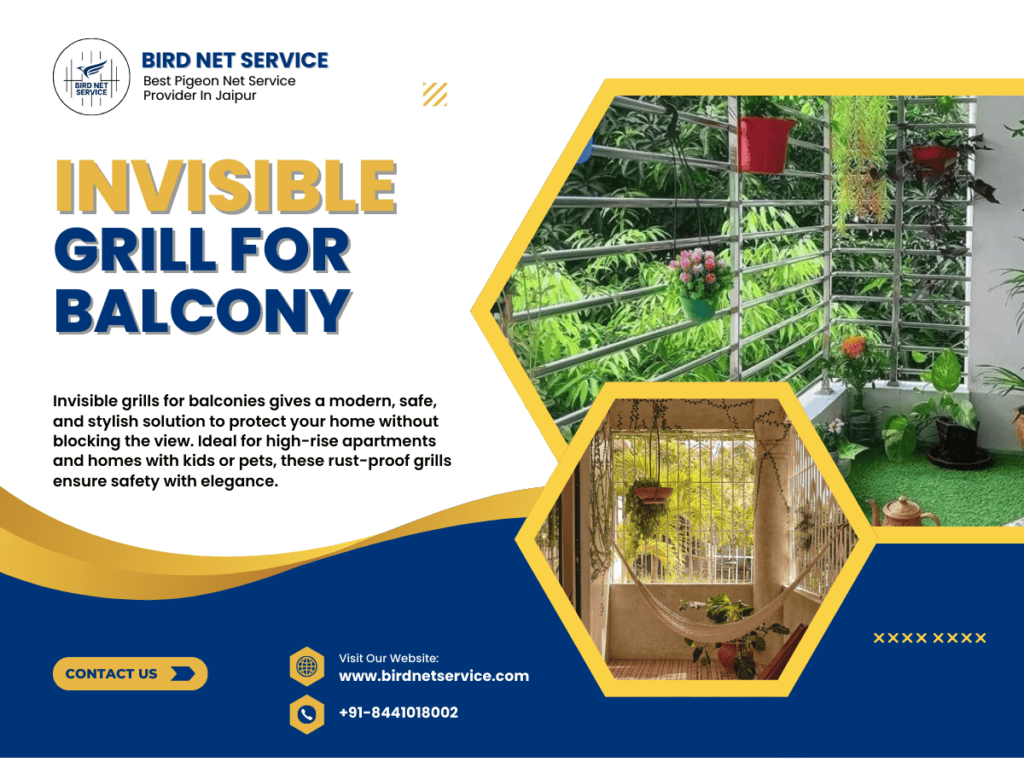 Invisible Grill for Balcony